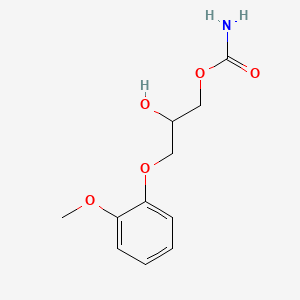 1,2-Propanediol, 3-(2-methoxyphenoxy)-, 1-carbamate