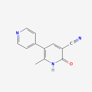 1,6-Dihydro-2-methyl-6-oxo-(3,4&prime;-bipyridine)-5-carbonitrile