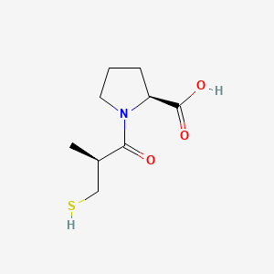 1-(D-3-Mercapto-2-methyl-1-oxopropyl)-L-proline (S,S)