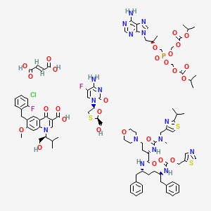 Cobicistat, elvitegravir, emtricitabine, tenofovir