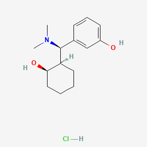 1-cis-2-(alpha-dimethylamino-m-hydroxybenzyl)cyclohexanol.HCl
