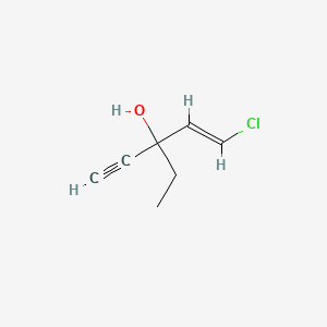 1-Penten-4-yn-3-ol, 1-chloro-3-ethyl-