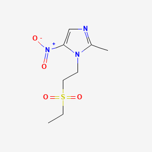 1-(ethylsulfonyl)-2-(2-methyl-5-nitroimidazolyl)ethane