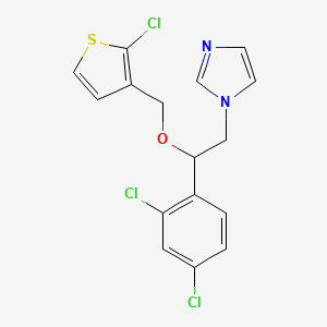 1-[2-[(2-Chlorothiophen-3-yl)methoxy]-2-(2,4-dichlorophenyl)-ethyl]imidazole; Vagistat