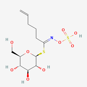 1-S-[(1Z)-N-(sulfooxy)hex-5-enimidoyl]-1-thio-beta-D-glucopyranose