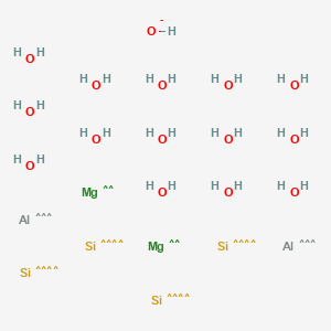 aluminum;magnesium;silicon;hydroxide;tetradecahydrate