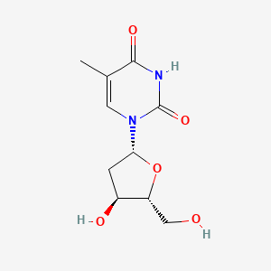 1-[(2R,4S,5R)-4-Hydroxy-5-(hydroxymethyl)oxolan-2-yl]-5-methyl-pyrimidine-2,4-dione