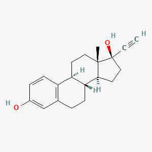 17-alpha-Ethinyl-delta(sup 1,3,5(10))oestratriene-3,17-beta-diol