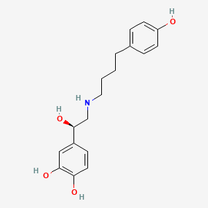 1,2-Benzenediol,4-[(1R)-1-hydroxy-2-[[4-(4-hydroxyphenyl)butyl]amino]ethyl]-