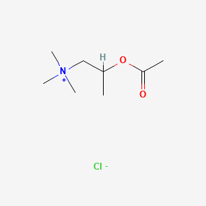 1-Propanaminium, 2-(acetyloxy)-N,N,N-trimethyl-, chloride