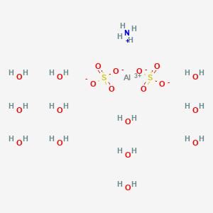 Aluminum ammonium sulfate (1:1:2) dodecahydrate