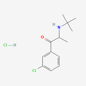 1-Propanone,1-dimethylethyl)amino]-, hydrochloride, (.+-.)-