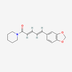 1-[(2E,4E)-5-(1,3-benzodioxol-5-yl)penta-2,4-dienoyl]piperidine