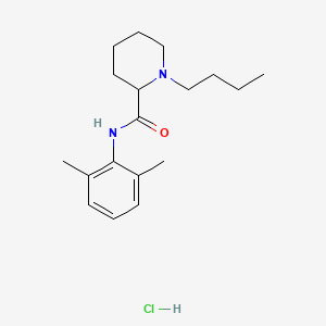 1-Butyl-N-(2,6-dimethylphenyl)-2-piperidinecarboxamide monohydrochloride