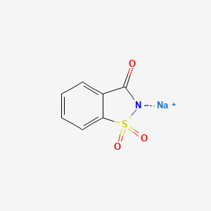 1,2-Benzisothiazolin-3-one, 1,1-dioxide, sodium deriv