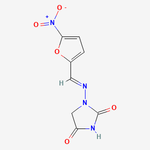 1-(((5-Nitrofuran-2-yl)methylene)amino)imidazolidine-2,4-dione