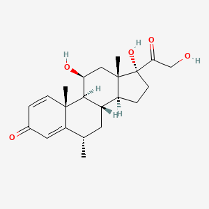 11beta,17,21-Trihydroxy-6alpha-methylpregna-1,4-diene-3,20-dione