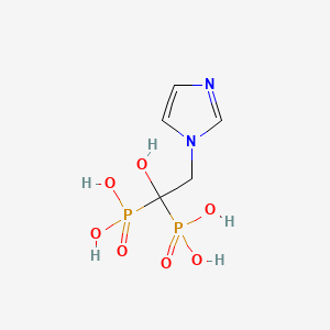 [1-hydroxy-2-(1H-imidazol-1-yl)ethane-1,1-diyl]bis(phosphonic acid)