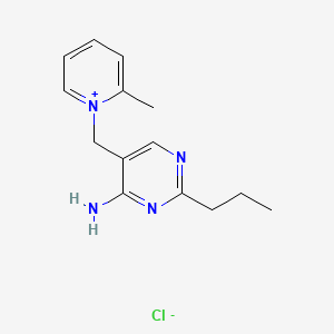 1-((4-Amino-2-propyl-5-pyrimidinyl)methyl)-2-picolinium chloride
