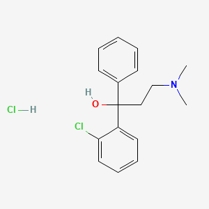 1-o-Chlorophenyl-1-phenyl-3-dimethylamino-1-propanol hydrochloride
