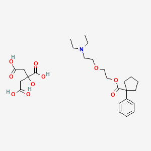 1-Phenylcyclopentane-1-carboxylic Acid Diethylaminoethoxyethyl Ester Citrate