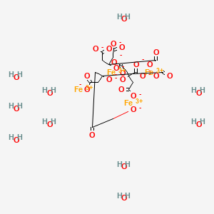 Tetraferric tricitrate decahydrate