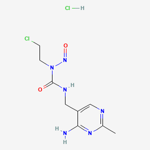 1-(2-Cloroetil)-1-nitroso-3-((2-metil-4-aminopirimidin-5-il)metil)urea clorhidrato