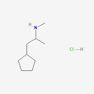 1-cyclopentyl-N-methyl-propan-2-amine hydrochloride