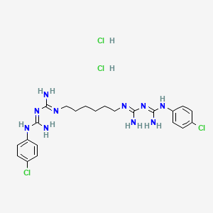 1,6-Di(N-p-chlorophenyl-diguanido) hexane dihydrochloride