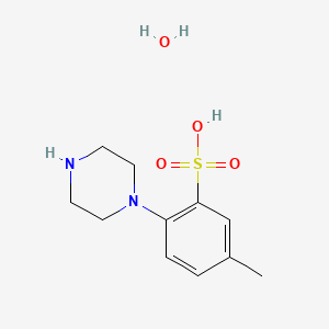 5-Methyl-2-(1-piperazinyl)benzenesulfonic acid monohydrate