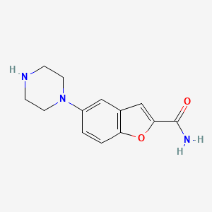 5-Piperazin-1-Ylbenzofuran-2-Carboxamide