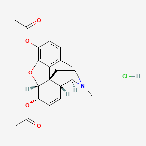 (-)-Heroin hydrochloride