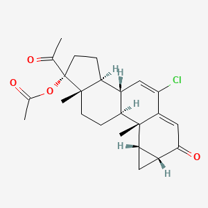 17.alpha.-Acetoxy-6-chloro-1.alpha.,6-diene-3,20-dione