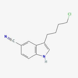 3-4-Chlorobutyl-1H-Indole-5-Carbonitrile