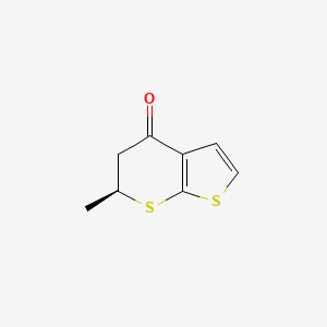 4H-Thieno[2,3-b]thiopyran-4-one,5,6-dihydro-6-methyl-, (6S)-