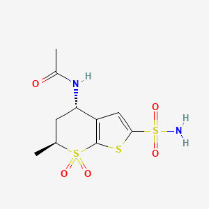 (4S)-4-Acetamide-5,6-Dihydro-6-Methyl-2-Sulfonamide-Thio[2,3-B]Thiopyran7,7Dioxide