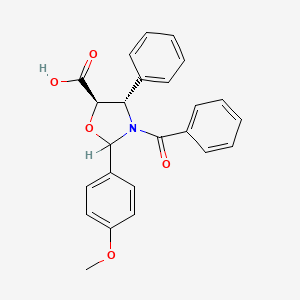 (4S,5R)-3-Benzoyl-2-(4-methoxyphenyl)-4-phenyloxazolidine-5-carboxylic acid