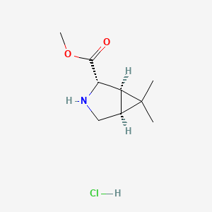 Methyl (1R,2S,5S)-6,6-dimethyl-3-azabicyclo[3.1.0]hexane-2-carboxylate HCl