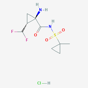 (1R,2R)-1-Amino-2-(Difluoromethyl)-N-((1-Methylcyclopropyl)Sulfonyl)Cyclopropane-1-Carboxamide Hydrochloride