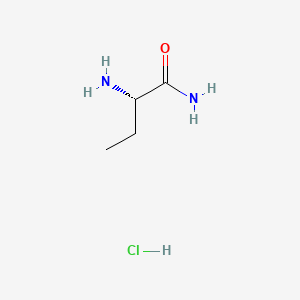 (2S)-2-aminobutanamide;hydrochloride