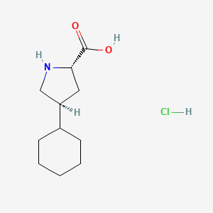(4S)-4-Cyclohexyl-L-proline hydrochloride (1:1)