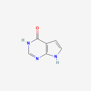 4H-Pyrrolo(2,3-d)pyrimidin-4-one, 1,7-dihydro- (9CI)