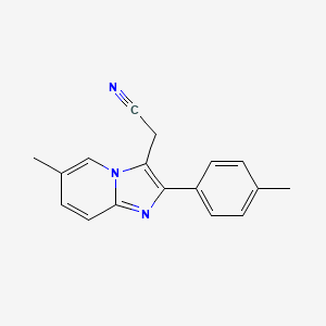 2-(6-Methyl-2-(P-Tolyl)Imidazo[1,2-A]Pyridin-3-Yl)Acetonitrile