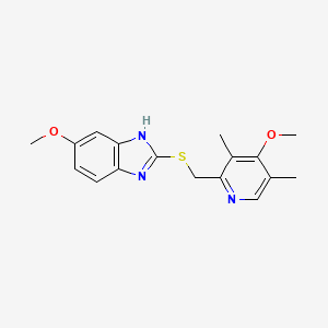 5-Methoxy-2-{[(4-Methoxy-3,5-Dimethylpyridin-2-Yl)Methyl]Sulfanyl}-1H-1,3-Benzodiazole