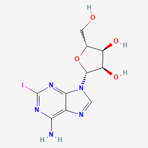 (4S,2R,3R,5R)-2-(6-amino-2-iodopurin-9-yl)-5-(hydroxymethyl)oxolane-3,4-diol