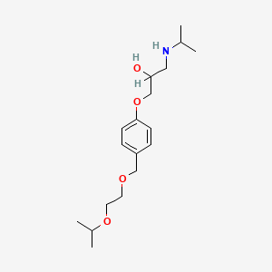 1-(propan-2-ylamino)-3-(4-{[2-(propan-2-yloxy)ethoxy]methyl}phenoxy)propan-2-ol