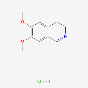 6,7-dimethoxy-3,4-dihydroisoquinoline;hydrochloride