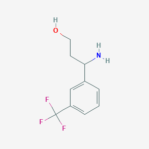 3-Amino-3-[3-(Trifluoromethyl)Phenyl]Propan-1-Ol