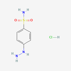 4-hydrazinylbenzenesulfonamide;hydrochloride