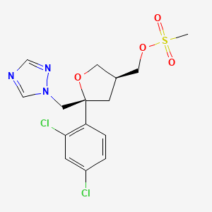 [(3S,5R)-5-(2,4-Dichlorophenyl)-5-(1,2,4-Triazol-1-Ylmethyl)Oxolan-3-Yl]Methyl Methanesulfonate